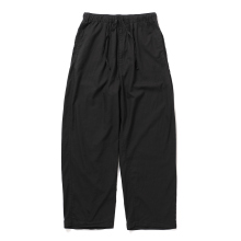 YOKE / ヨーク | GARMENTDYED COTTON SILK TWILL EASY PANTS - Black