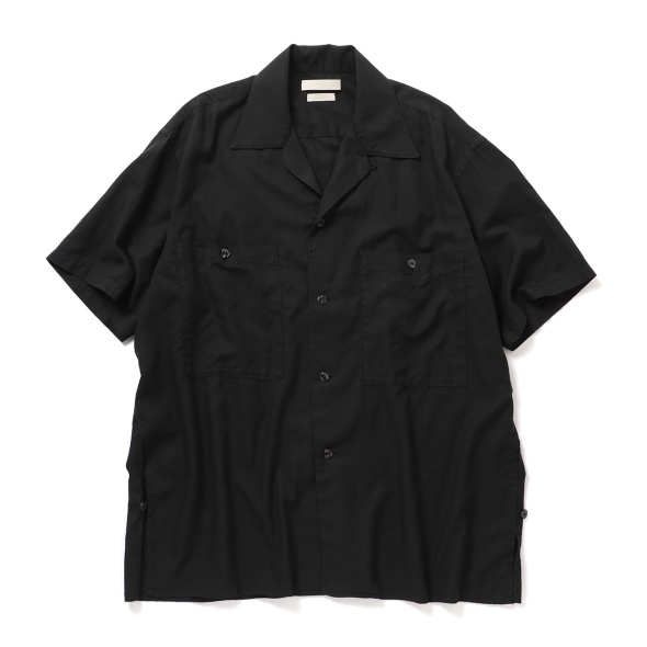 トップス YOKE SILK RAYON TWILL OPEN COLLAR SHIRT YOKE】SILK RAYON TWILL OPEN COLLAR SHIRT（LANDSCAPE PRINTED