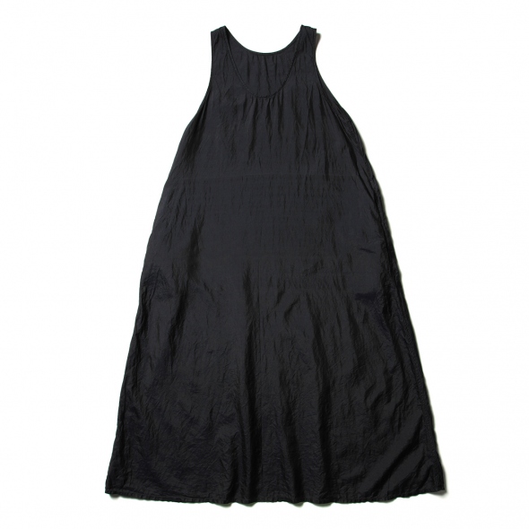 COMOLI ウォッシュドシルクノースリーブ