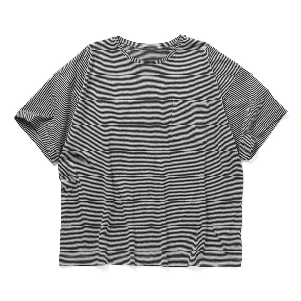トップス PORTER CLASSIC BEATNIK BORDER T-SHIRT PORTER CLASSIC, BEATNIK BORDER T-SHIRT | Purveyors