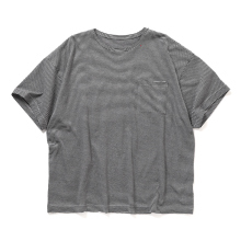 Porter Classic / ポータークラシック | H/W BEATNIK BORDER T SHIRT - Gray Black
