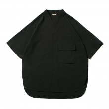 onoma.lab / オノマ・ラボ | BREEZE KIMONO COLLAR SHIRT - Graphite