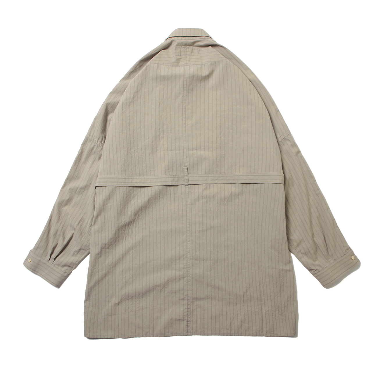 ESSAY / エッセイ | SH-2 DRAPE SHIRT - Grey Stripe | 通販