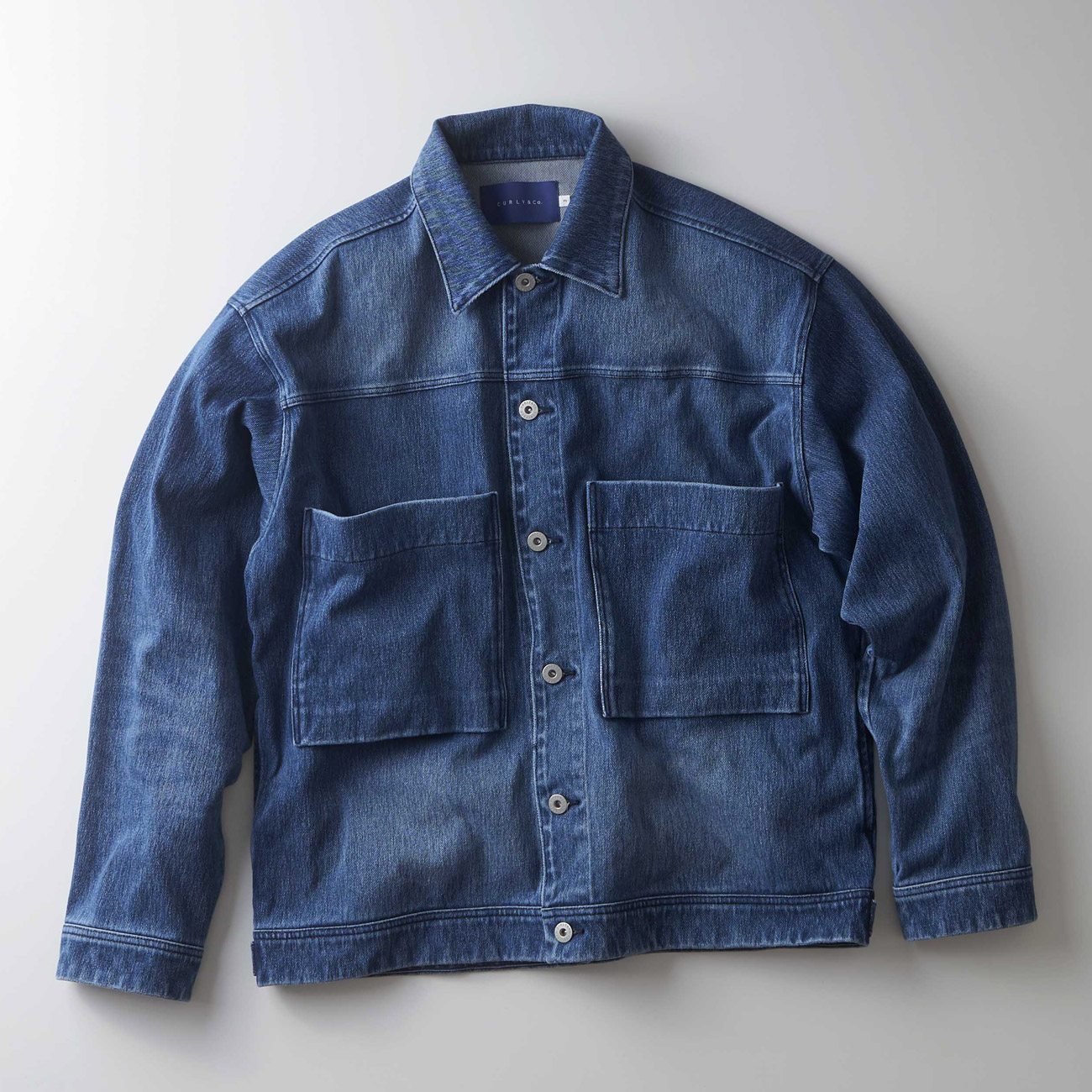 CURLY / カーリー | INDIGO TRUCKER JACKET ANTIQUE - Antique Indigo