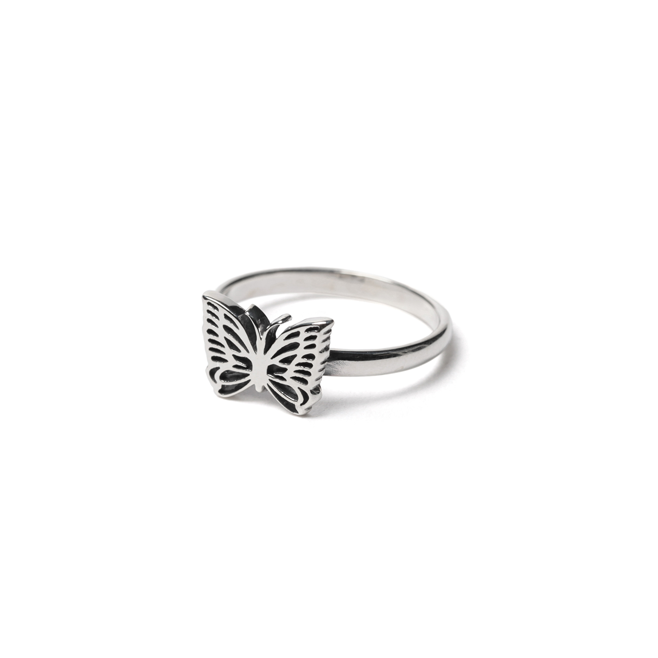 Needles Papillon Ring Silver