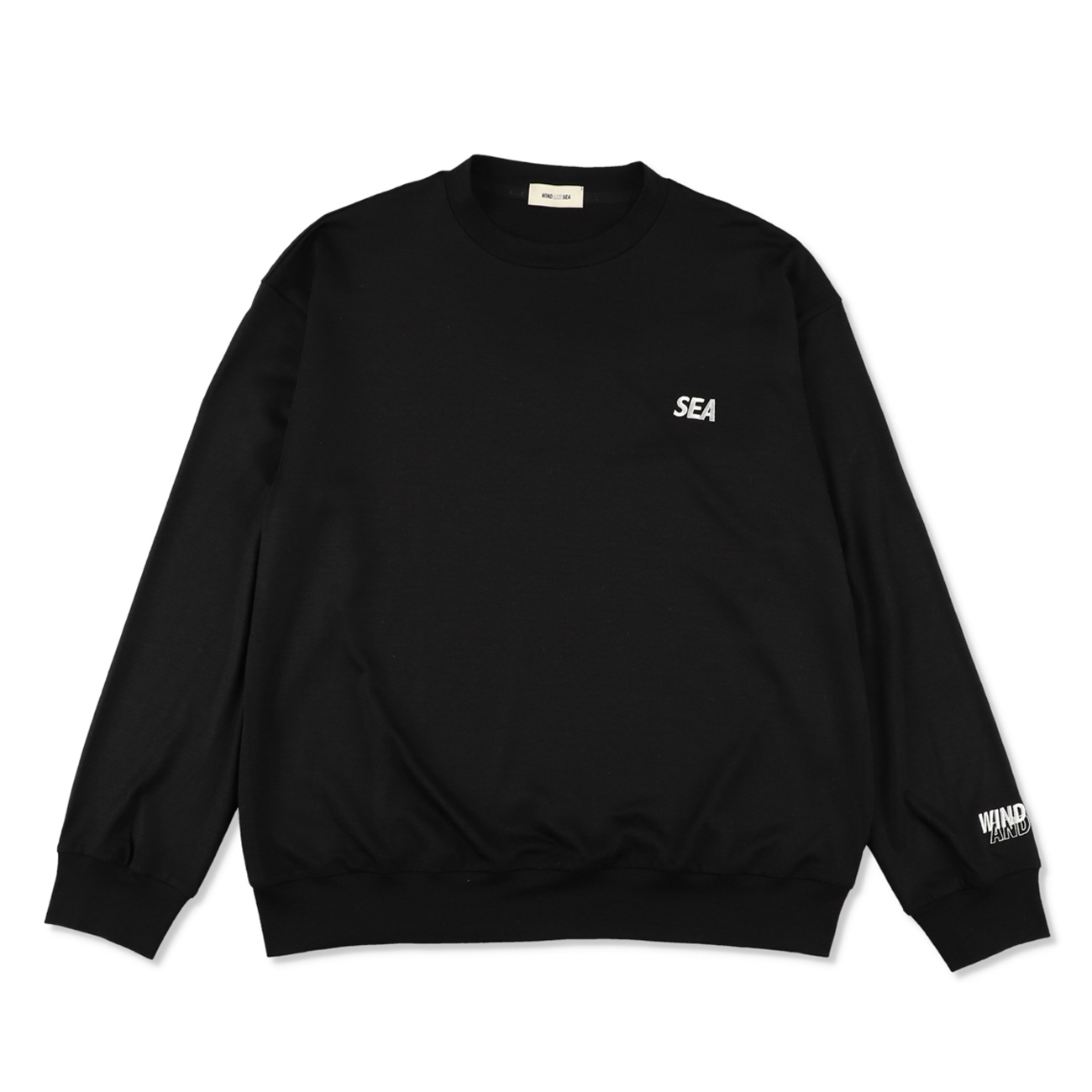WIND AND SEA / ウィンダンシー | RELAX FIT WASHABLE WOOL L/S TEE