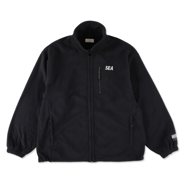 WIND AND SEA / ウィンダンシー | FLEECE ZIP-UP JACKET - Navy | 通販