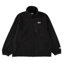 WIND AND SEA / ウィンダンシー | FLEECE ZIP-UP JACKET - Black