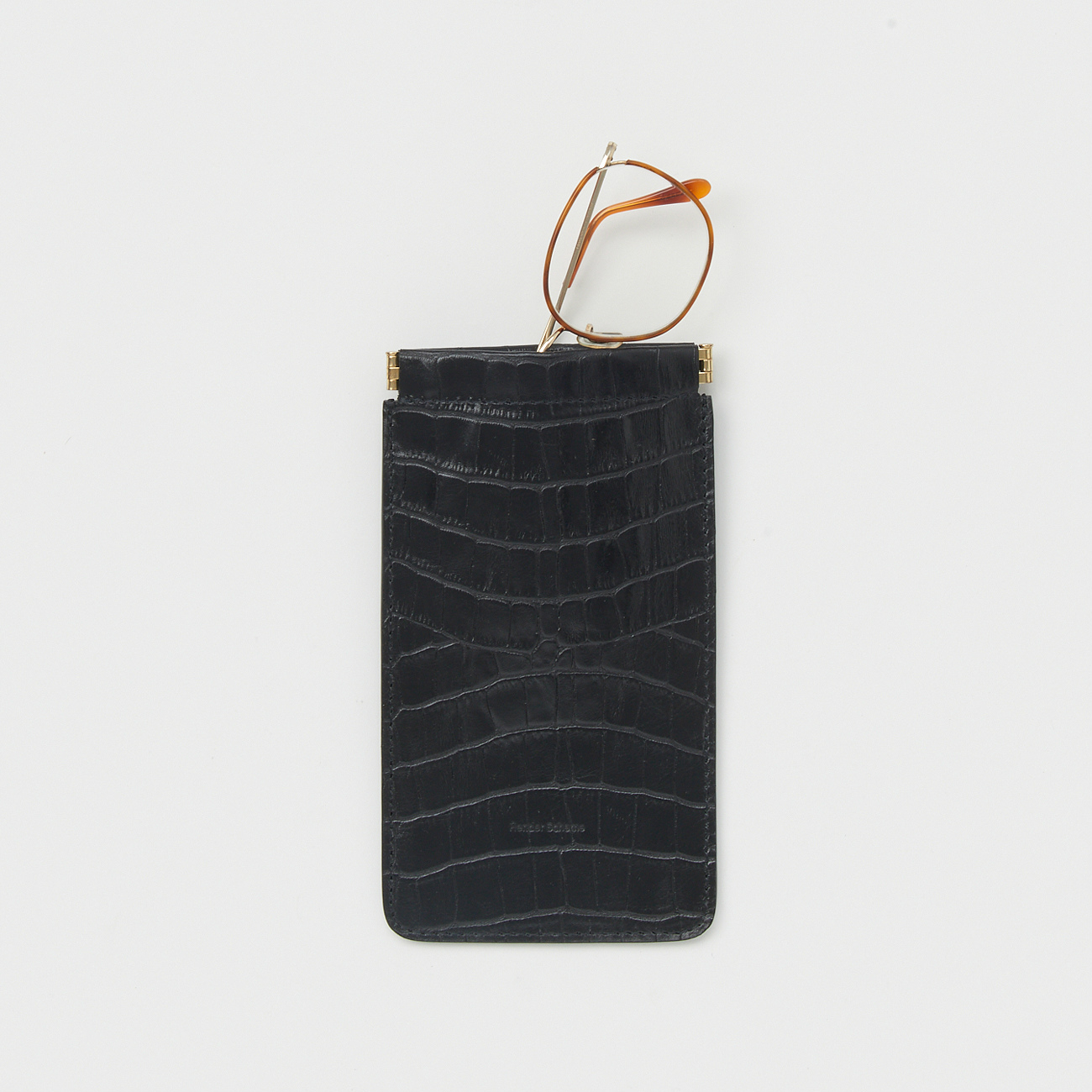 Hender Scheme(エンダースキーマ) Glass Case BLACK Hender Scheme / エンダースキーマ | glass case - クロコエンボス
