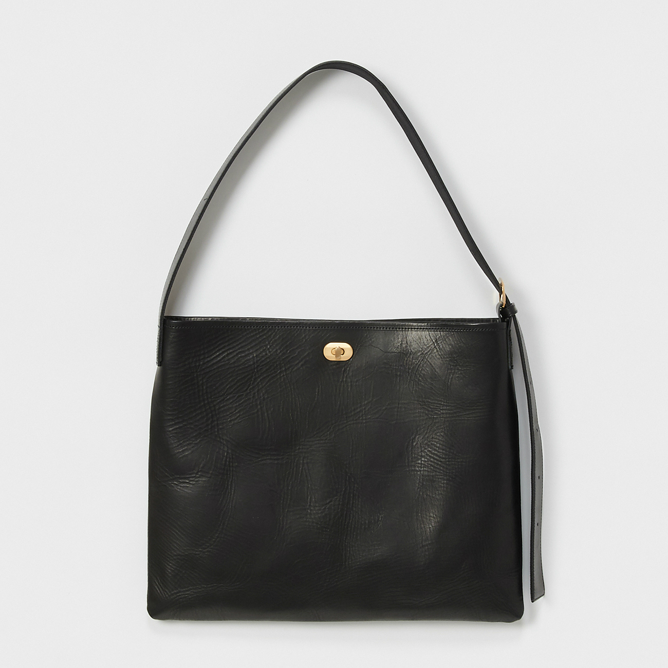 twist buckle bag M - Black