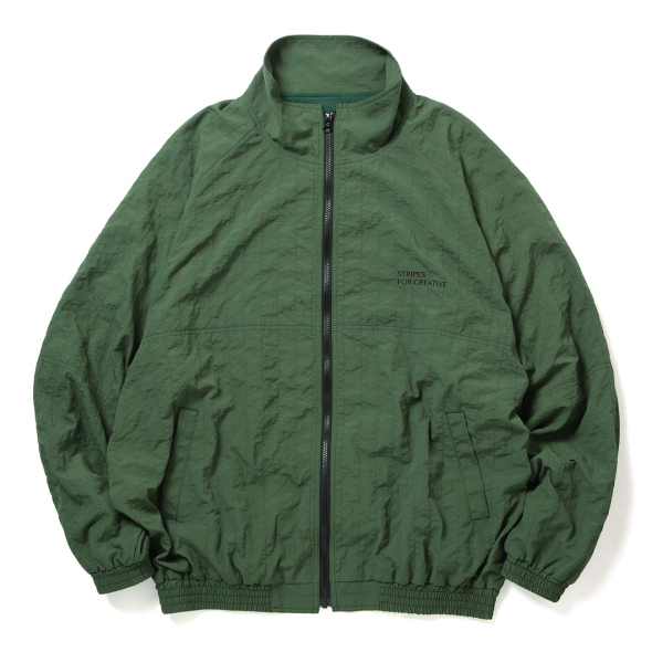 STRIPE STITCH JACKET - Green