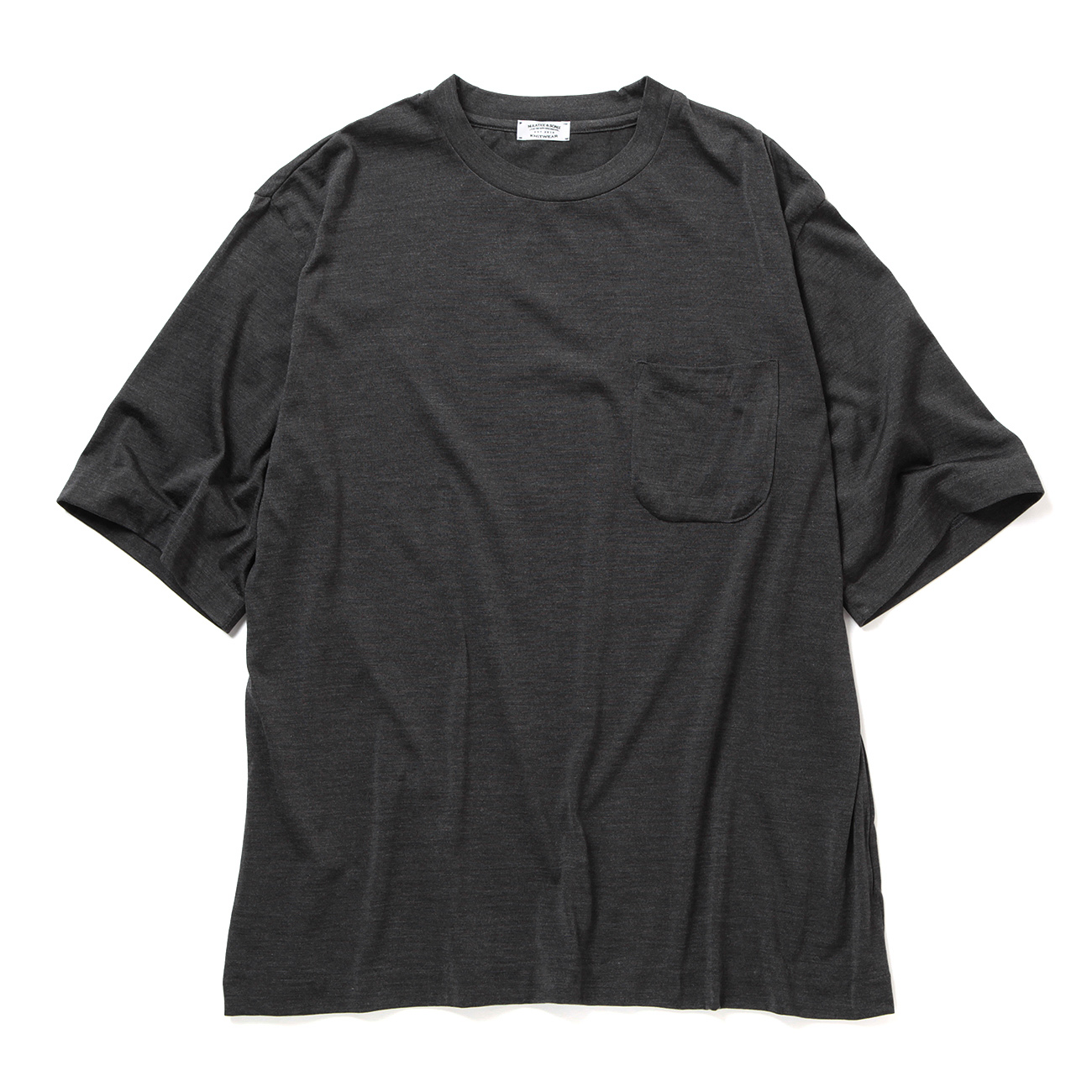 MAATEE&SONS / マーティーアンドサンズ | SILK POCKET TEE