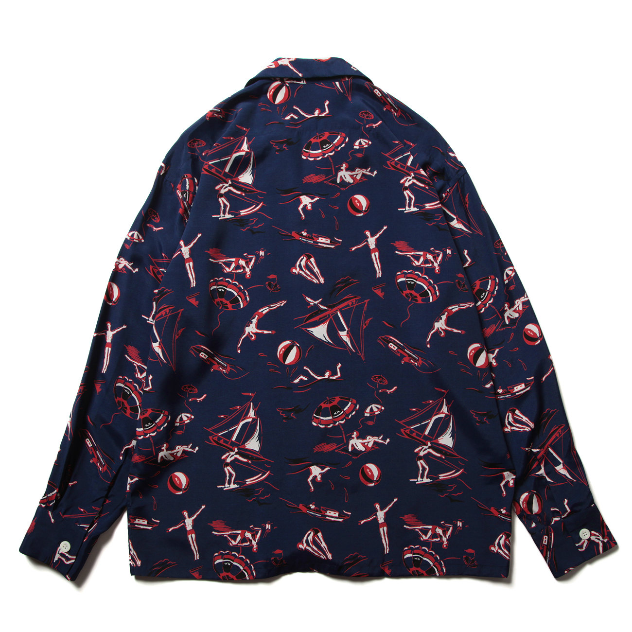N.HOOLYWOOD / エヌハリウッド | 2221-SH30-023-peg OPEN COLLAR SHIRT