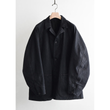 COMOLI / コモリ | ブラックデニム ワークジャケット - Black | 通販