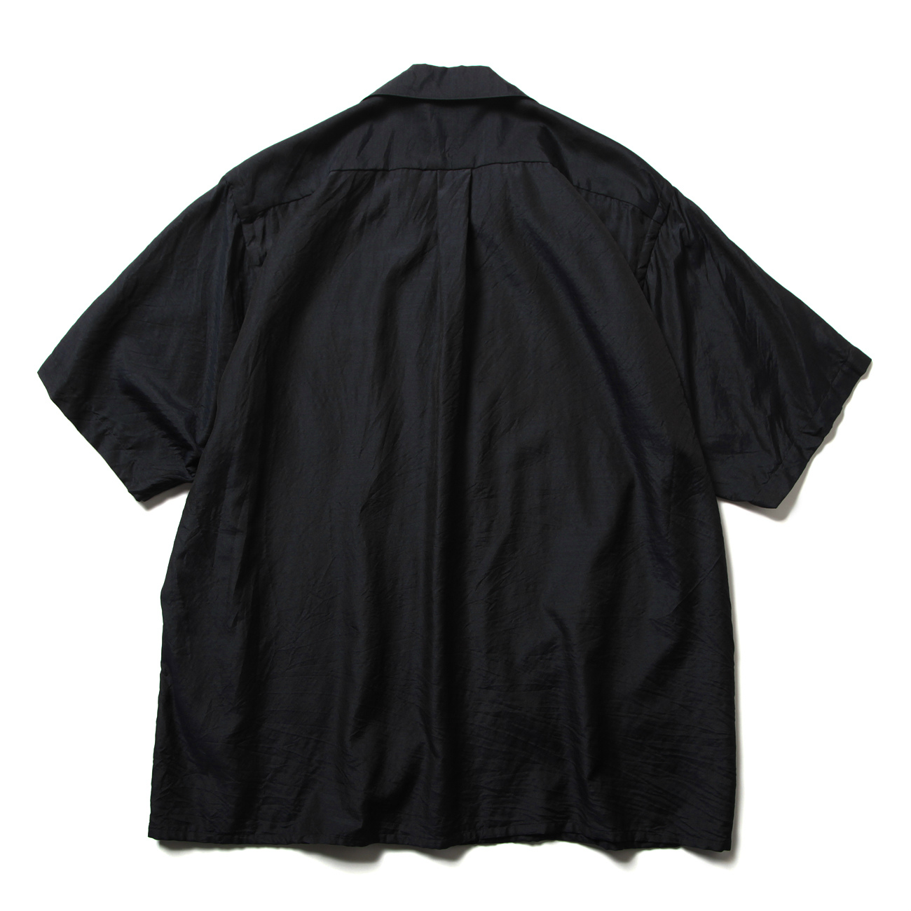 23ss コモリ comoli ウールシルク 半袖オープンカラーシャツ　サイズ2