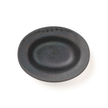 ONE KILN / ワンキルン | PEBBLE - Pebble Oval Plate S - Ash