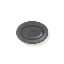 ONE KILN / ワンキルン | PEBBLE - Pebble Oval Plate SS - Ash