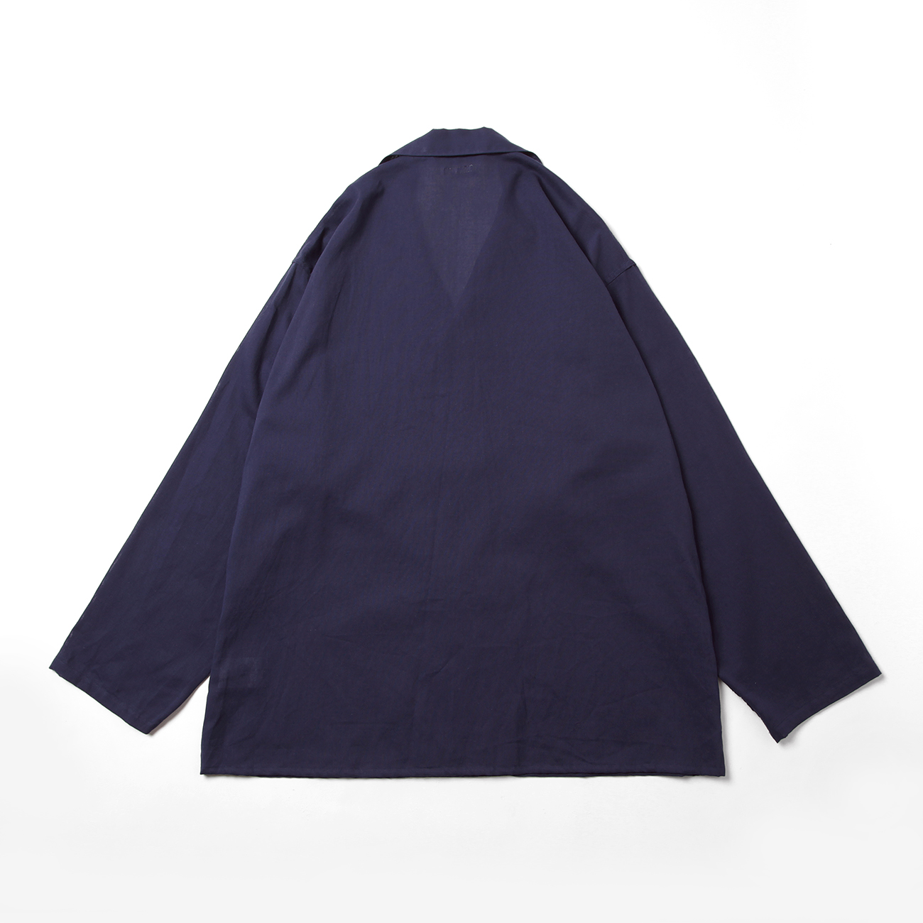 COMOLI / コモリ | 空紡オックス シャツジャケット - Blue | 通販