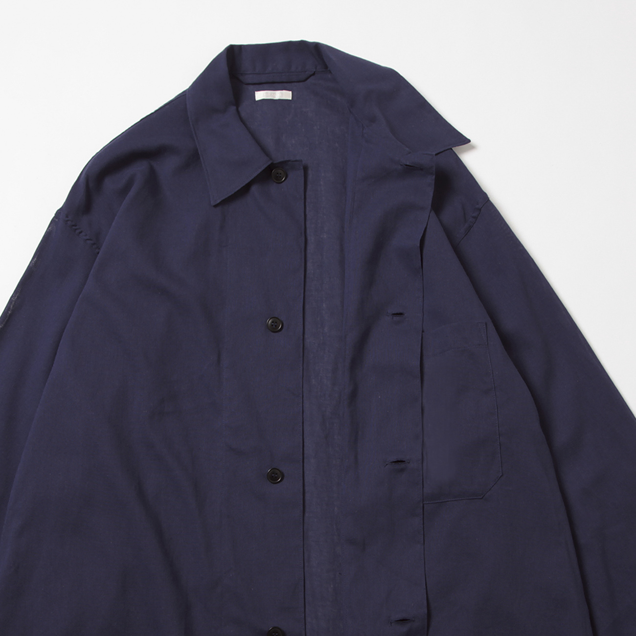 COMOLI 18SS コモリシャツ BLUE 1 COMOLI コモリ 18SS M01-02001 broad collar shirt ブロード