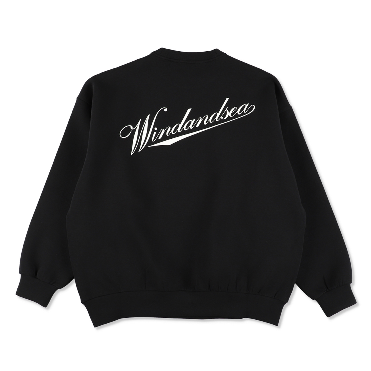 ウィンダンシー クッション ブラック WIND AND SEA / ウィンダンシー | TECH CREWNECK SWEATSHIRT - Black