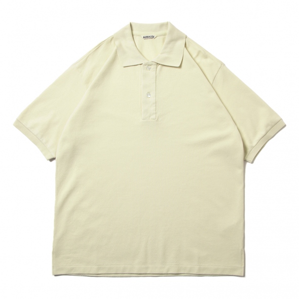 SUPER FINE COTTON PIQUE BIG POLO (メンズ) - Ivory