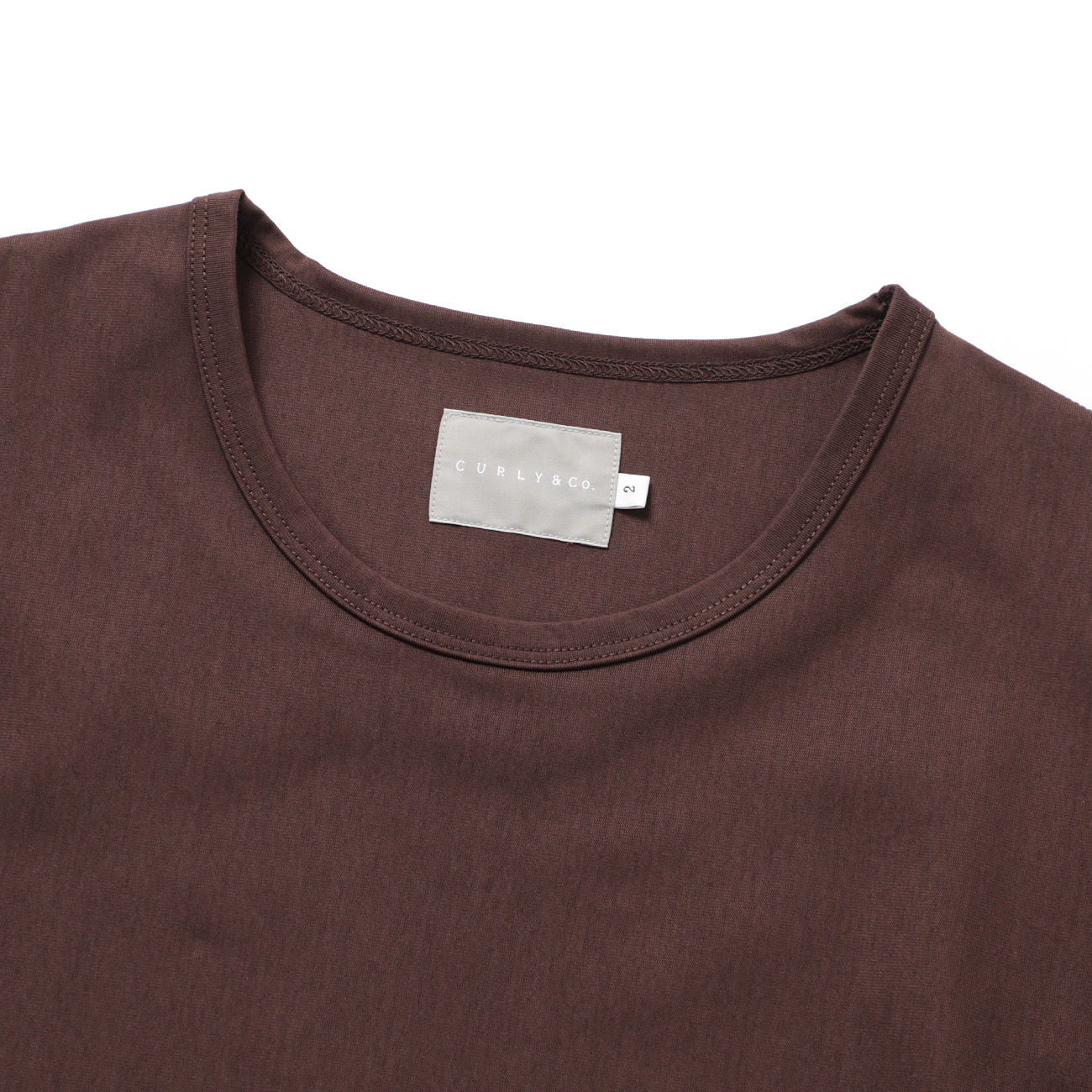 HONEYCOMB HENRY-NECK TEE - White 首元