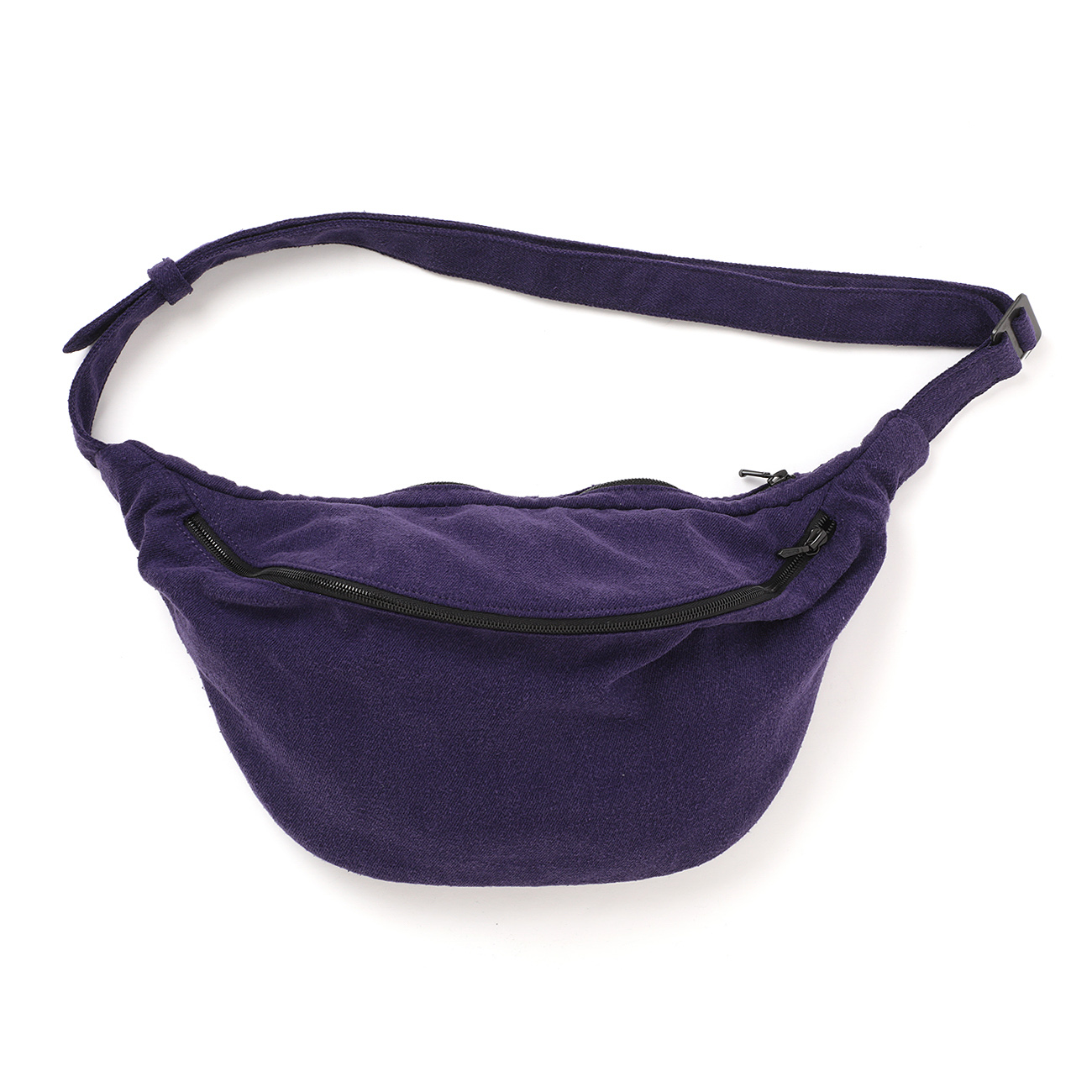 COMOLI / コモリ | シルクネップ ウエストバッグ - Purple | 通販