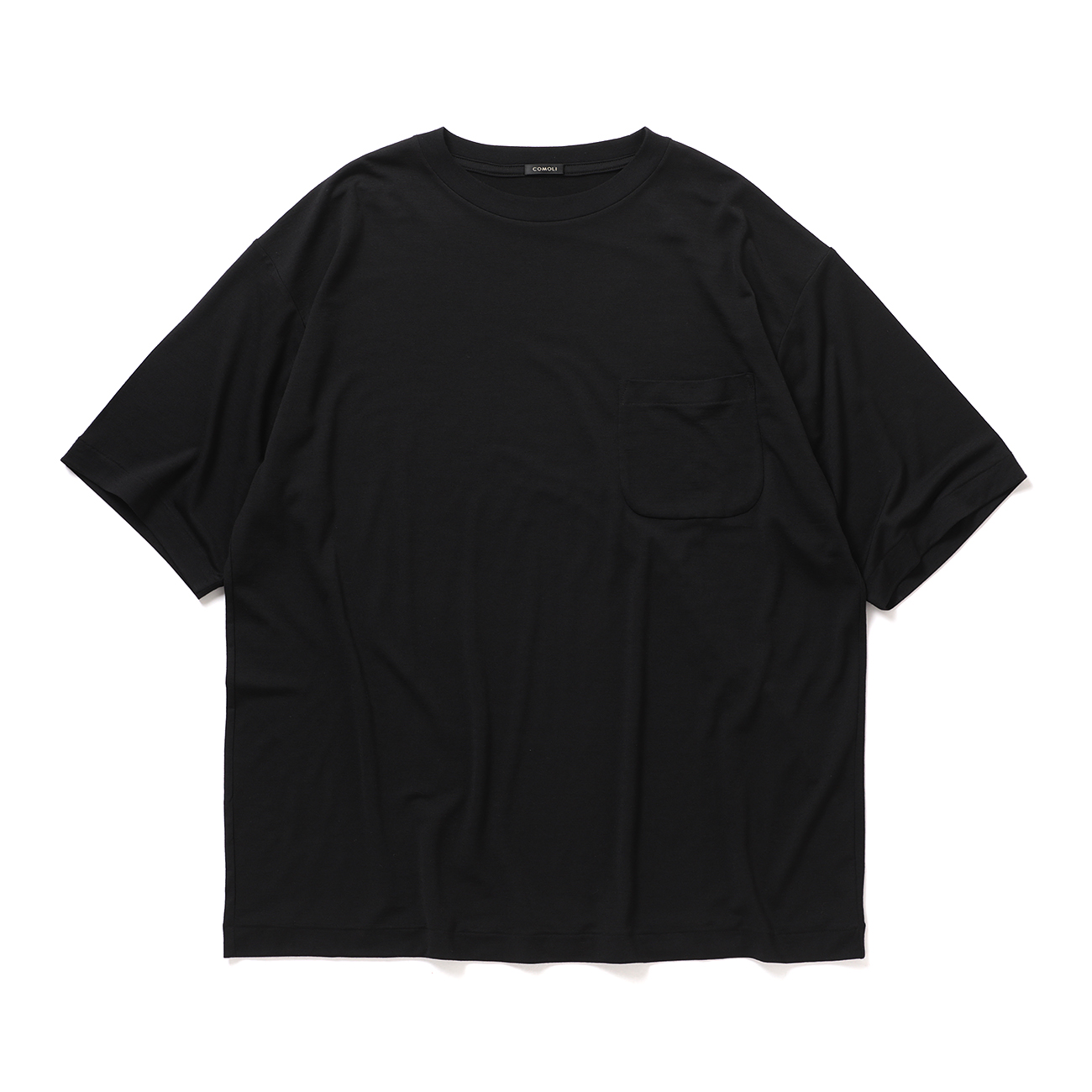COMOLI / コモリ | サマーウール 半袖Tシャツ - Black | 通販 - 正規