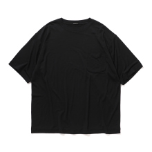 COMOLI / コモリ | サマーウール 半袖Tシャツ - Black