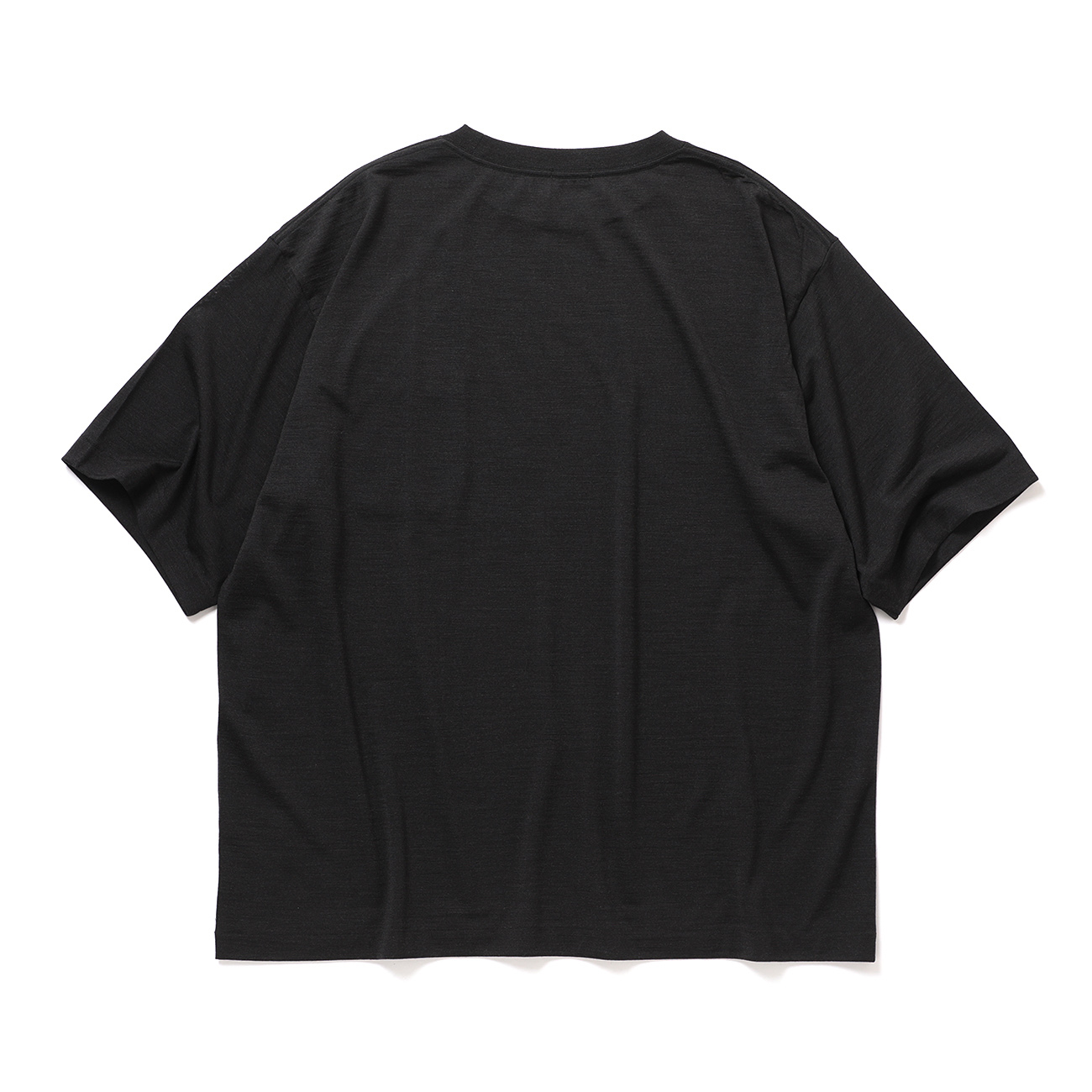 COMOLI / コモリ | サマーウール 半袖Tシャツ - Charcoal | 通販