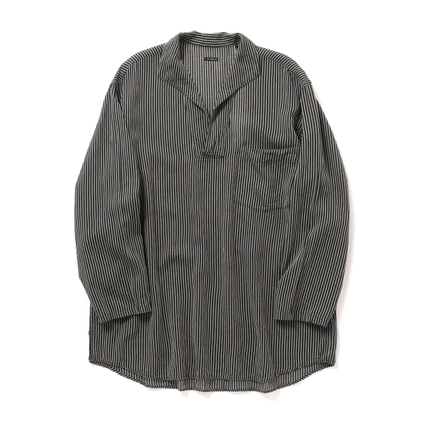 COMOLI / コモリ | ストライプ スキッパーシャツ - Stripe | 通販