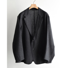 COMOLI / コモリ | カシミヤシルク ジャケット - Charcoal