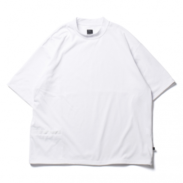 DAIWA PIER39 / ダイワピア39 | Tech 1P Hi-Crew NeckT-Shirts - White 
