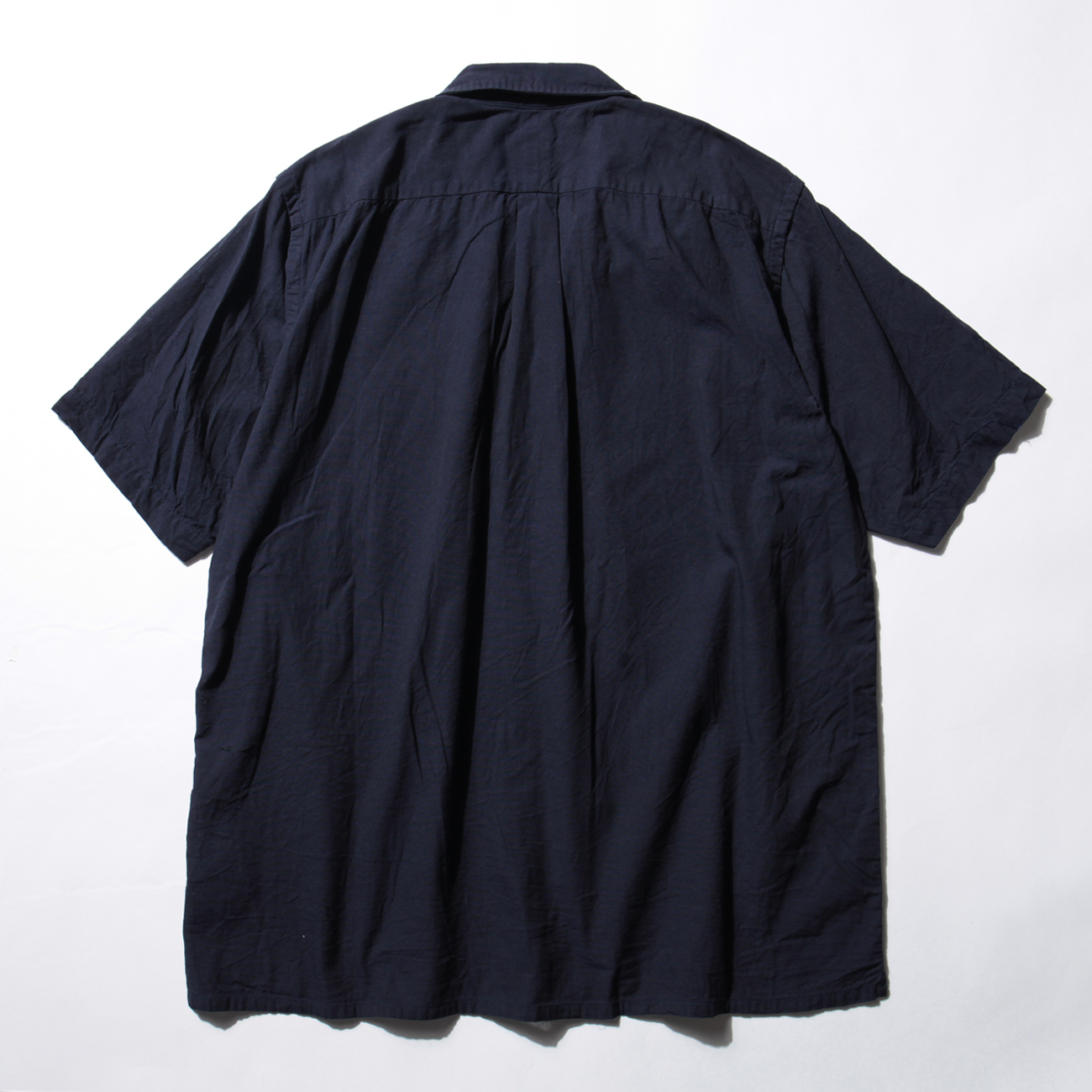 COMOLI / コモリ | ベタシャン オープンカラーシャツ - Navy | 通販