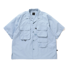 DAIWA PIER39 / ダイワピア39 | TECH MULTI TOOL POCKET SHIRT S/S SOLID - Ice Blue