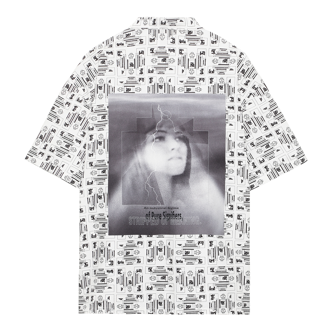 C.E / シーイー | SIGNAL SHORT SLEEVE SHIRT - White | 通販
