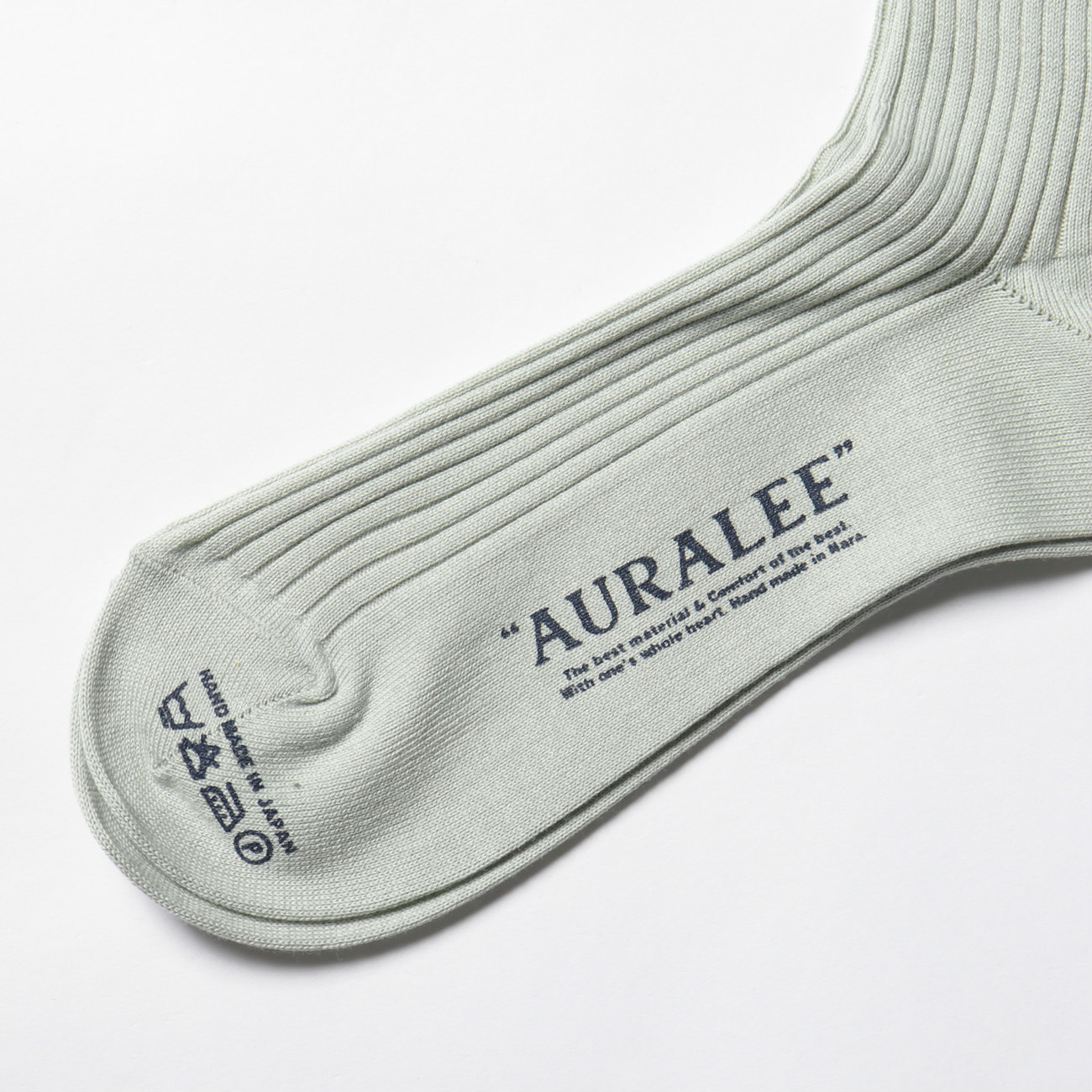 オーランド さま専用 AURALEE / オーラリー | GIZA HIGH GAUGE SOX (メンズ) - Pale Green