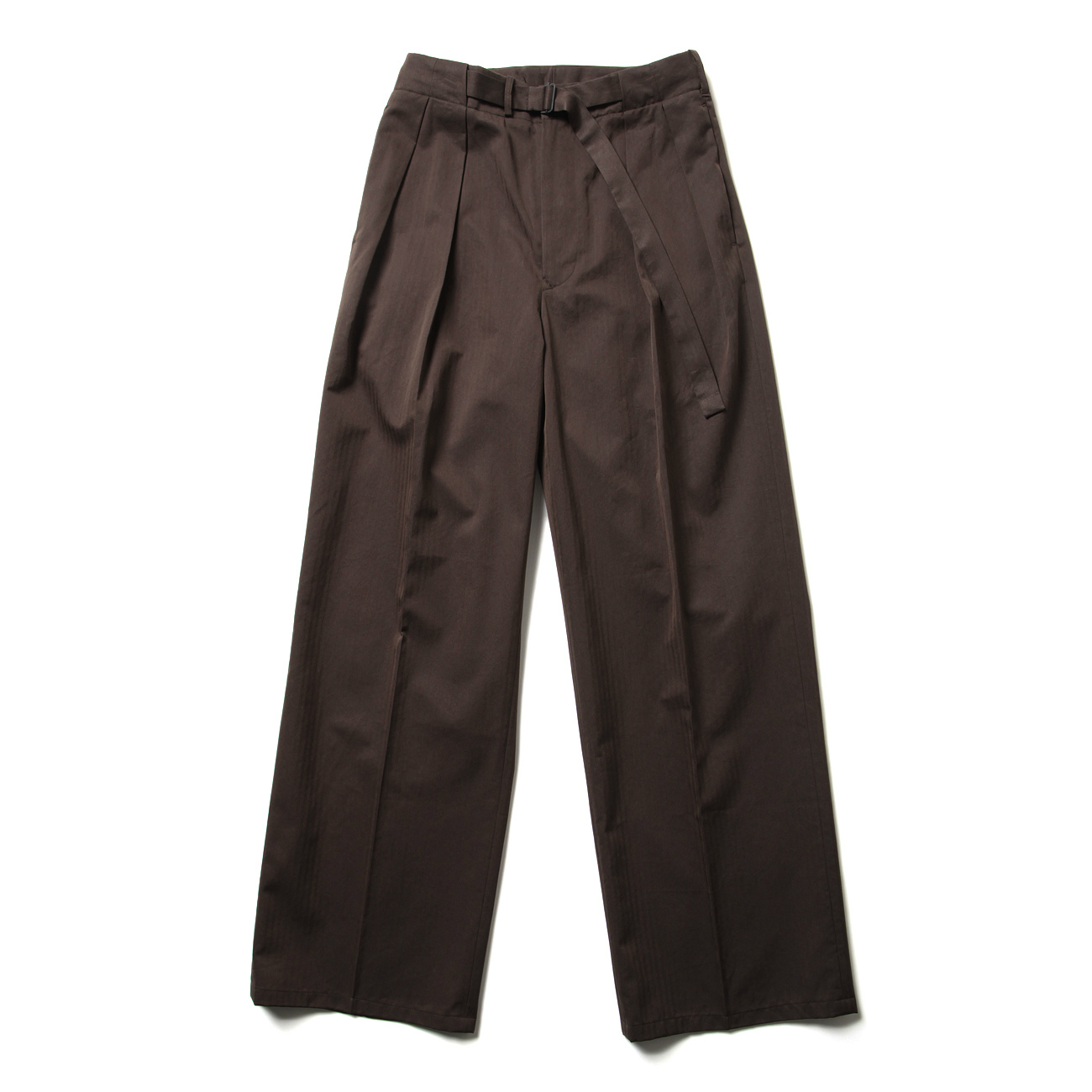 AURALEE / オーラリー | WASHED FINX HERRINGBONE BELTED PANTS