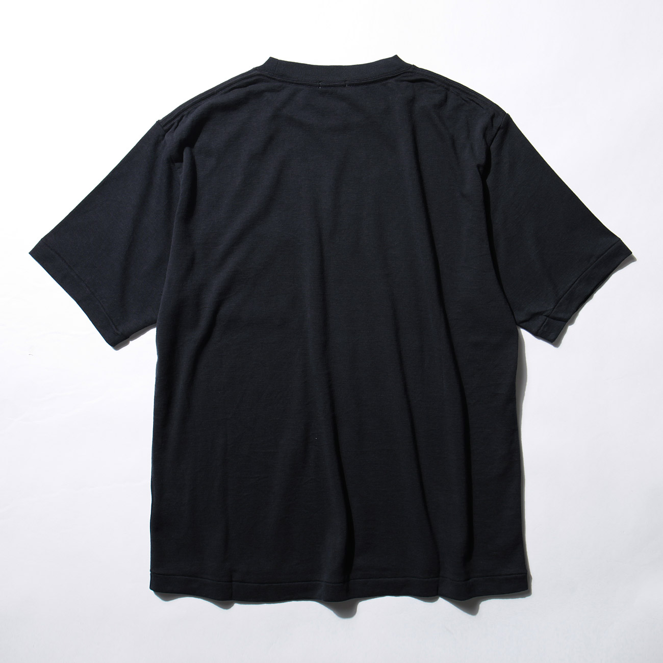 COMOLI / コモリ | コットンシルク裏毛 半袖クルー - Navy | 通販 