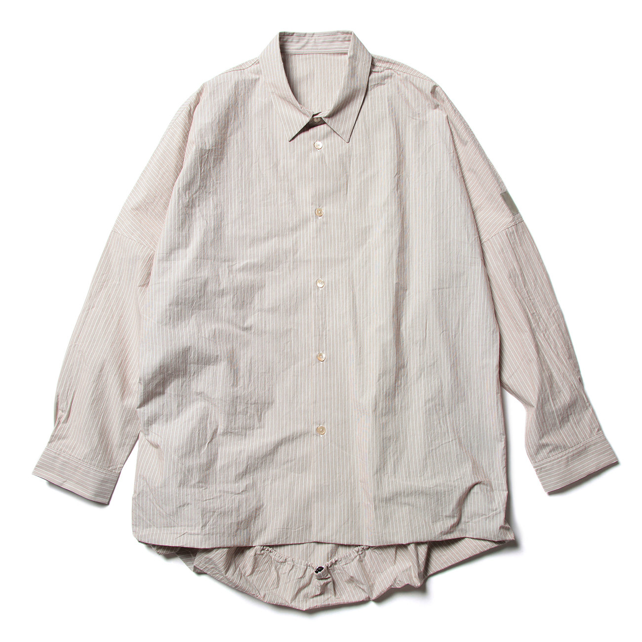 ESSAY / エッセイ | SH-1 BALLON SHIRT - Brown Stripe | 通販 - 正規