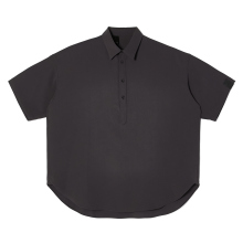 N.HOOLYWOOD / エヌハリウッド | 2261-SH54-011-peg HALF SLEEVE SHIRT - Charcoal