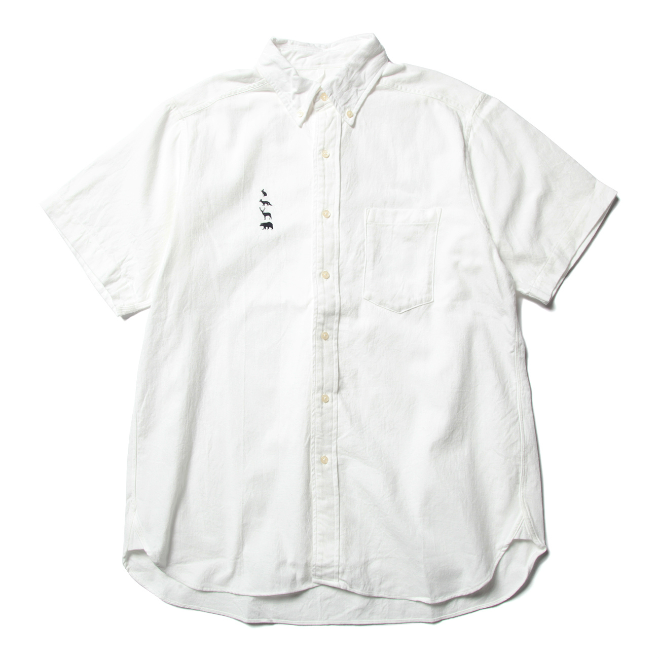 RESEARCH | Big B.D. S/S - 動物刺繍 - White | 通販 - 正規取扱店