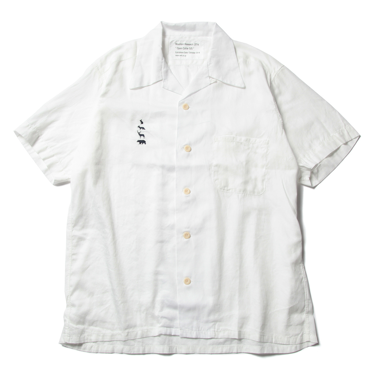 ⭐︎MEER. OPEN COLLAR SHORT SHIRT⭐︎ MEER. OPEN COLLAR SHORT SHIRT