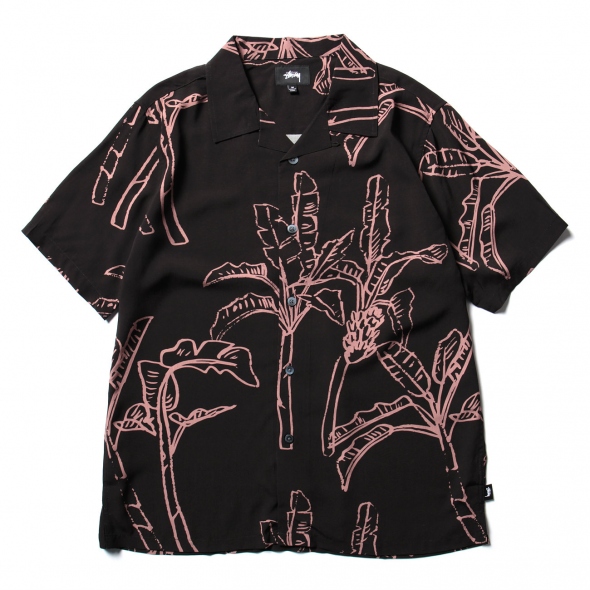 STUSSY / ステューシー | Banana Tree Shirt - Black | 通販 - 正規取扱 ...