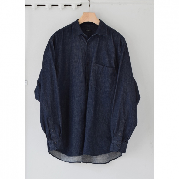 COMOLI / コモリ | デニム コモリシャツ - Navy | 通販 - 正規取扱店