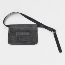 waist belt bag wide - Dark Gray