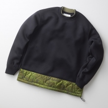 CURLY / カーリー | SWITCHING QUILT SWEAT