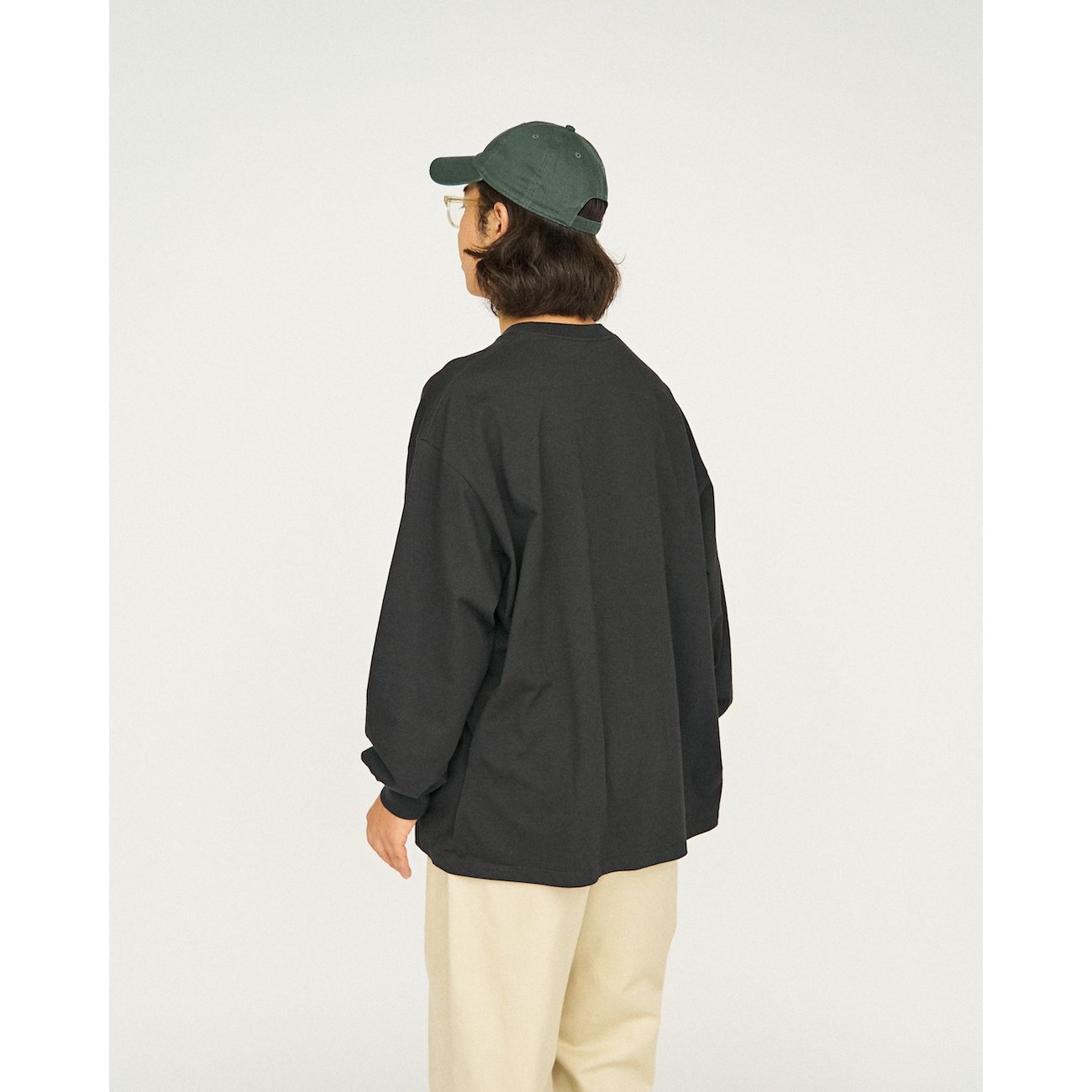 FreshService 24SS フレッシュサービス　シャツ M 黒 FreshService / フレッシュサービス | 2-PACK TECH SMOOTH L/S CREW