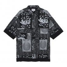 C.E / シーイー | FK PTTN SHORT SLEEVE SHIRT - Black