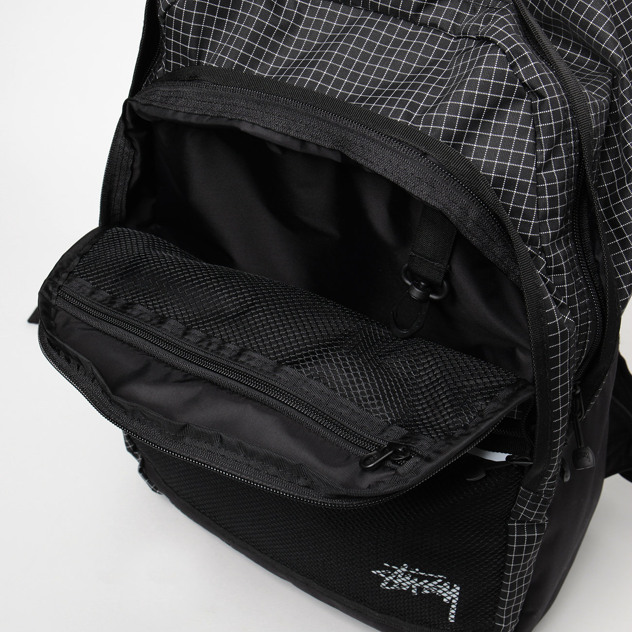 レア/廃番【ステューシー】ユーティリティー ミリタリー ボディバッグ 黒ブラック STUSSY ステューシー ショルダー ポーチ ボディ バッグ ナイロン